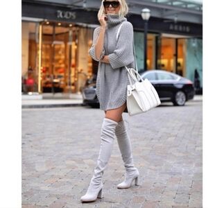 J. Crew Texture Waffle Knit Turtleneck Button Poncho Sandy Beach Cozy J6393 Top